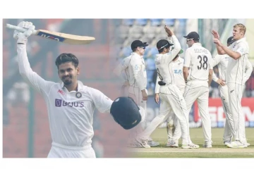 ஸ்ரேயாஸ் ஐயர் சதம் அடித்து அசத்தல் - இந்திய அணி 345 ரன்னுக்கு ஆல்அவுட்