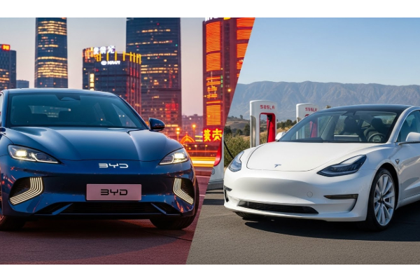 චීනයේ BYD ටෙස්ලාව පරාජය කරලා ගෝලීය EV රජු වෙයි | China S Byd Beats Global Tesla