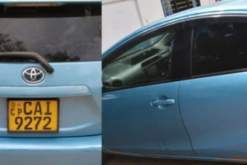 ஒரே இலக்கத் தகட்டுடன் இரு கார்கள் சிக்கின