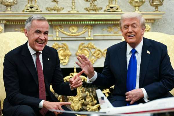 வெள்ளை மாளிகையில் ட்ரம்பை சந்தித்தார் கனடிய பிரதமர் | Trump Meets Pm Mark Carney At White House
