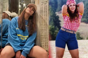 தொடையழகி ரம்பாவை மிஞ்சிய போஸ்!! வாய்ப்பிளக்க வைக்கும் 40 வயது நடிகை நயன்தாரா..