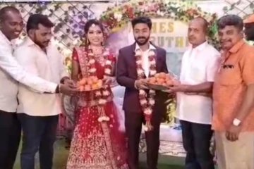 ‘‘தக்காளின்னா சும்மா இல்லை பாஸ்’’  -   திருமண  நிகழ்ச்சியில் பரிசு பொருளான தக்காளி