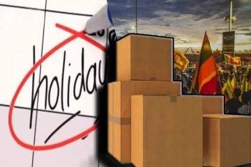 12ஆம் திகதி பொது விடுமுறை! வெளிநாடுகளில் இருந்து வரும் பொருட்களை துரிதமாக விநியோகிக்க வேண்டிய நிலை