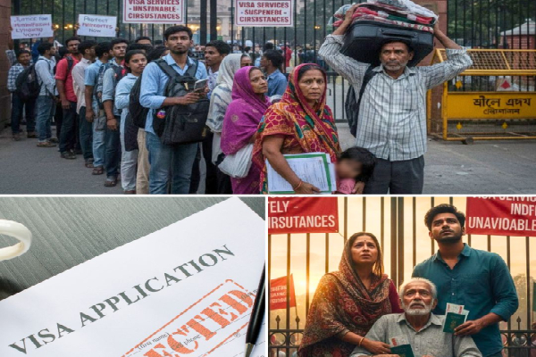 இந்தியர்களுக்கான விசா சேவையை நிறுத்திய நாடு - மோசமாகும் நிலை! | Bangladesh Suspends Visa Services For Indians