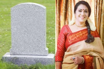 தனக்கு தானே கல்லறை கட்டிய பிரபல தமிழ்ப்பட நடிகை! ரசிகர்கள் அதிர்ச்சி