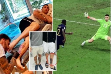 கால்பந்து இறுதிப்போட்டியில் பிரான்ஸ் கோலை தடுத்த அர்ஜெண்டினா கோல் கீப்பர் கால்! வாழ்நாள் நினைவாக செய்த காரியம்