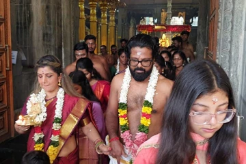 யாழ்ப்பாணத்தில் சமய வழிபாடுகளில் ஈடுபட்ட நடிகை ரம்பா குடும்பத்தினர் (Video)