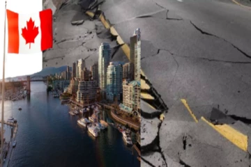 கனடாவில் சக்திவாய்ந்த நிலநடுக்கம் : மக்கள் வீடுகளை விட்டு அலறியடித்து ஓட்டம்