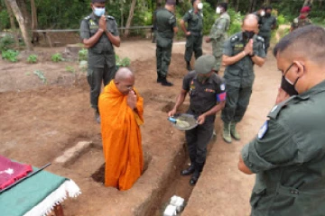 சத்தமின்றி பறிபோகும் தமிழர் நிலங்கள் - முல்லைத்தீவில் விகாரைக்கான அடிக்கல் நாட்டி வைப்பு