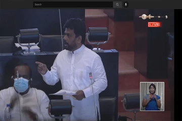 எரிபொருள் குதங்கள் தொடர்பான உடன்படிக்கைக்காகவே பசில் இந்தியா பயணம்- ஜேவிபி நாடாளுமன்றில் பகிரங்கம்