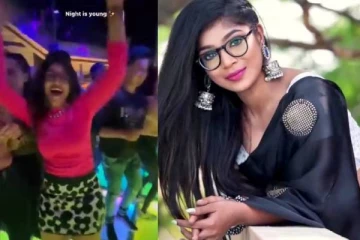 இரவு பார்ட்டியில் குத்தாட்டம்! நண்பர்களுடன் பப்பில் விஜே பார்வதி வீடியோ..