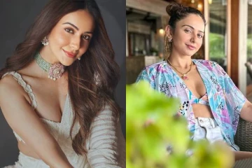 திருமணத்திற்கு பின்பும் குறையாத கவர்ச்சி!! டூபீஸ் ஆடையில் கமல் பட நடிகை ரகுல்..