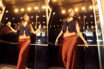 வித்தியாசமான உடையில் கண் அழகி ரித்திகா சிங் லேட்டஸ்ட் போட்டோஸ்