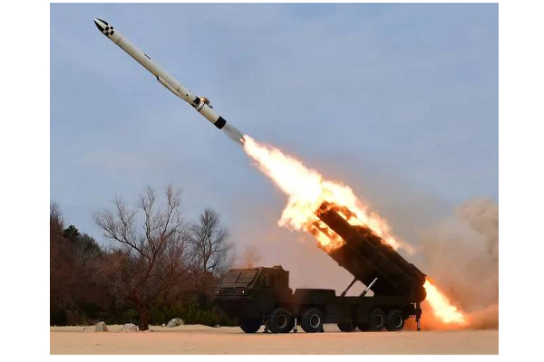 north korea fires several on west coast