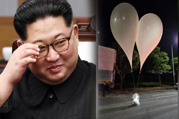 தென்கொரியாவுக்கு ராட்சத பலூன்களில் குப்பைகளை அனுப்பிய வடகொரியா