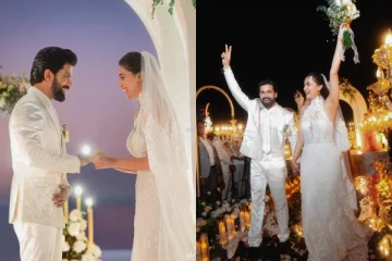 கிருத்துவ முறைப்படி மீண்டும் கீர்த்தி சுரேஷ் திருமணம்: முத்தம்கொடுக்கும் புகைப்படம் வைரல்