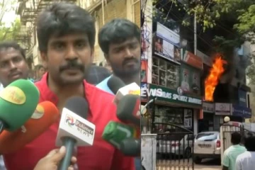 தீ விபத்தில் சிக்கிய சீரியல் நடிகர்! உண்மையில் தப்பித்தது எப்படி? பயத்துடன் விளக்கம்;