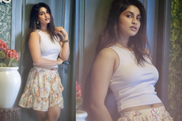 நடிகை ஷிவானி நாராயணன் ஷார்ட் உடையில் ஹாட் போட்டோஷூட்