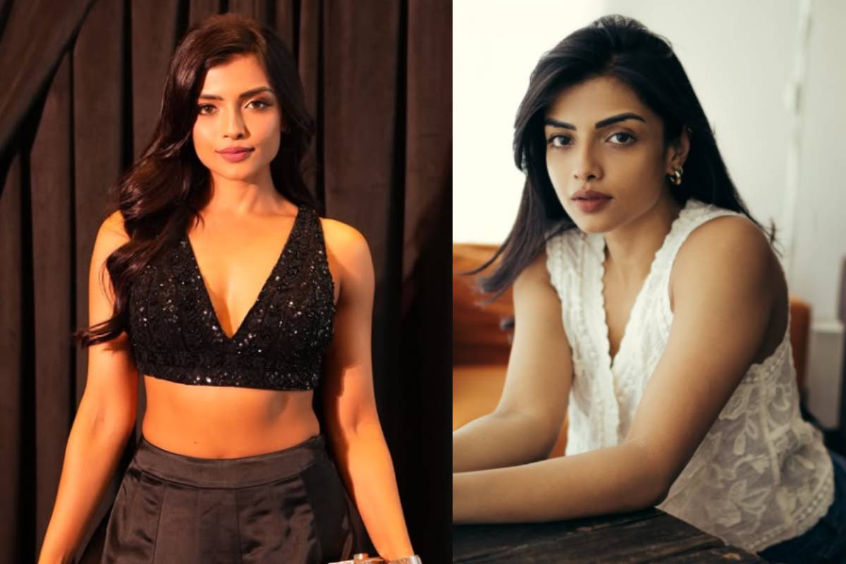 மிரரில் கிளாமர் போஸ்! நடிகை ஆஷ்னா சவேரியின் புகைப்படங்கள்.. | Actress Ashna Zaveri Mirror Photoshoot Post