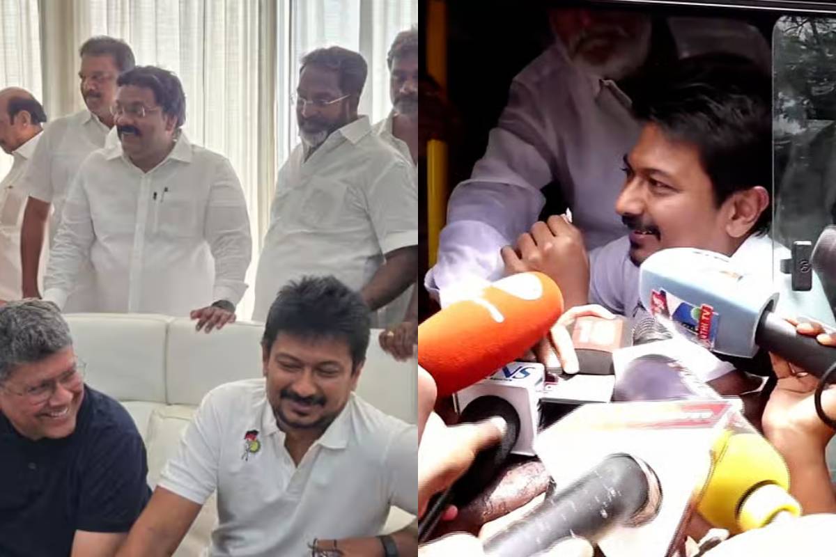 செங்கிப்பட்டி காவல்நிலையத்தில் உதயநிதி ஸ்டாலினிடம் விசாரணை | Police Enquiry Udhayanidhi At Sengipatti Station