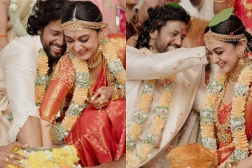 நடிகர் அர்ஜுன் மகளை கரம்பிடித்த உமாபதி ராமையா - வைரலாகும் திருமண படங்கள்