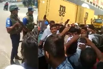 இலங்கை துறைமுக அதிகார சபையினுள் பதற்ற நிலை (Video)