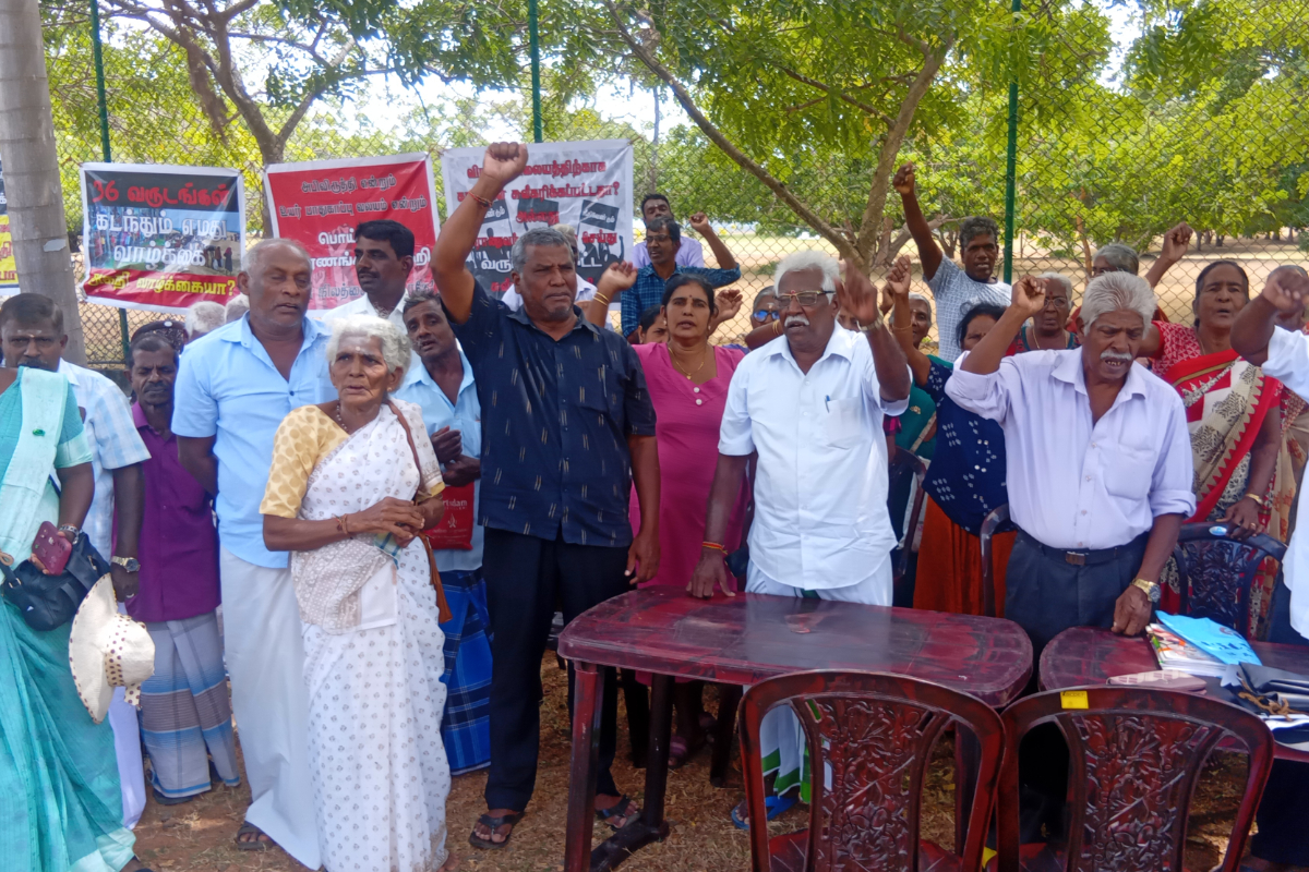 யாழ் உயர் பாதுகாப்பு வலய காணிகளை விடுவிக்கக் கோரி தொடரும் போராட்டம் | Protest For High Security Zone Lands Release