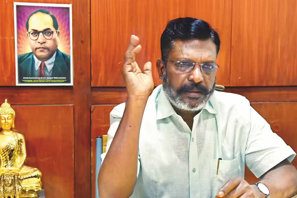 விளிம்புநிலை மக்களுக்காக.. தொல். திருமாவளவன் | Why Constitution In Tn Election Thol Thiruma