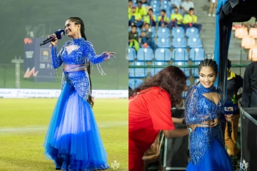 ටී 10හැඩ කරන්න ආපු කාන්චනා අනුරාදිගේ හැමෝම කතාවෙන විලාසිතාව. (PHOTOS)