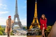 Paris சென்று விதவிதமான புகைப்படங்கள் எடுத்துள்ள சீரியல் நடிகை பரீனா ஆசாத்...