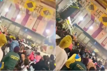 கோவில் நிகழ்ச்சியில் திடீரென சரிந்த மேடை - பெண் ஒருவர் பலி - 17 பேர் காயம்!