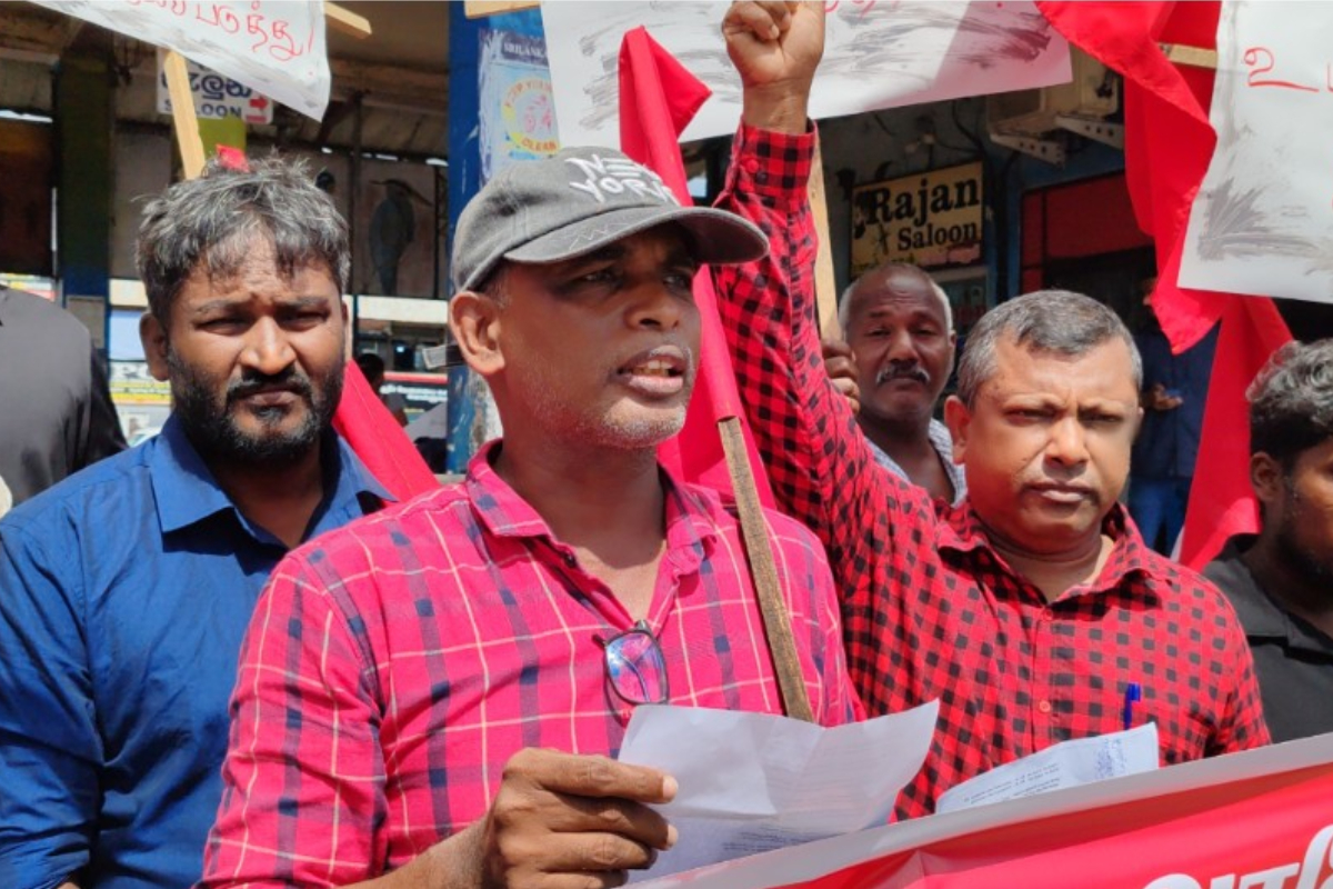 மாகாண சபைத் தேர்தலை உடனடியாக நடத்து! அநுர அரசை வலியுறுத்தி வவுனியாவில் போராட்டம்