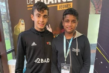 பிரான்ஸில் இளையோருக்கான தேசிய இறகுப்பந்து போட்டியில் பங்கேற்ற தமிழ் சிறுவர்கள்