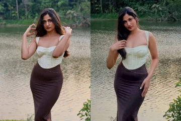 கிளாமர் லுக்கில் மயக்கும் பிக்பாஸ் நடிகை லாஸ்லியா..