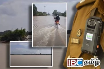 மகாவலி ஆறு பெருக்கெடுப்பு : நீரில் மூழ்கிய சோமாவதிய வீதி