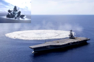 20 டன் வெடி மருந்தை நடுக்கடலில் வெடித்து அமெரிக்கா சோதனை! அதிரவைக்கும் வீடியோ காட்சி