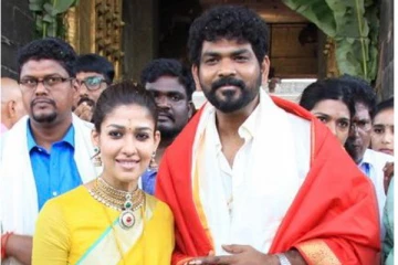 கோவிலில் கணவருடன் நயன்தாரா போட்டோஷூட்.. சர்ச்சையில் சிக்கிய புதிய தம்பதி