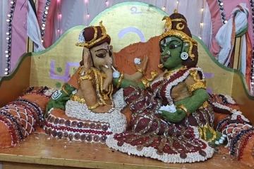 சதுர்த்தியில் 601 கிலோ பிரம்மாண்ட லட்டு ; வியக்கவைத்த விநாயகர்