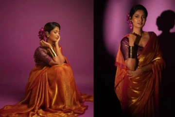 சேலையில் என்ன அழகு.. நடிகை கீர்த்தி பாண்டியன் கண்கவரும் ஸ்டில்ஸ்