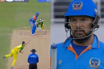 42 வயதில் சிக்ஸர் மழைபொழிந்த யுவ்ராஜ் சிங்! 28 பந்தில் 59 ரன் விளாசல் (வீடியோ)