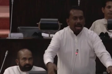 கோட்டாபய திருடிய ஒரு பிடி மண்ணைக் கண்டு பிடித்தால் கூட நான் பதவி விலகுவேன்- மகிந்தானந்த ஆவேசம்!