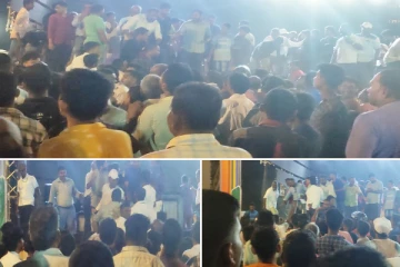 ரணிலின் பிரசார கூட்டத்தில் மோதல் நிலை