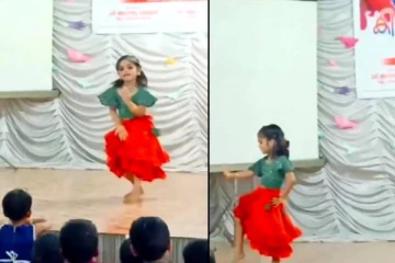 இந்தி பாடலுக்கு கிளாமர் டான்ஸ் ஆடிய சுட்டி குழந்தை! இறுதி கொடுத்த பக்க மாஸான ரியாக்ஷன்