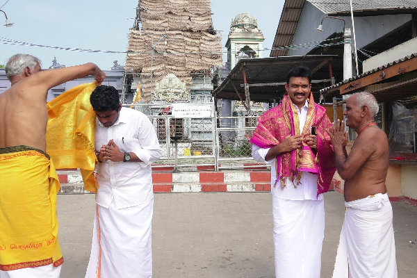 அண்ணாமலை திருக்கேதீஸ்வர ஆலயத்திற்கு விஜயம் (Photos) | Tamil Nadu State Leader Visits Kedeswara Temple