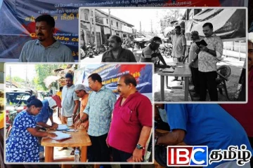 யாழில் இனப்படுகொலைக்கு நீதி கோரி கையெழுத்து போராட்டம்