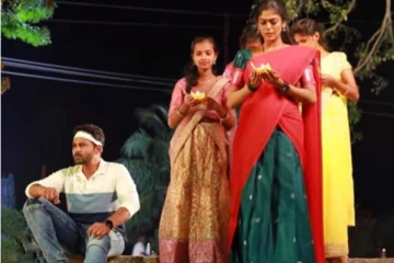 பாவாடை தாவணியில் கண்ணம்மா! எதிர்பாராத இறுதிகட்டத்தில் பாரதி கண்ணம்மா சீரியல்