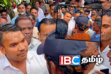 நாமலுடன் கடும் வாக்குவாதத்தில் ஈடுபட்ட இளைஞர்