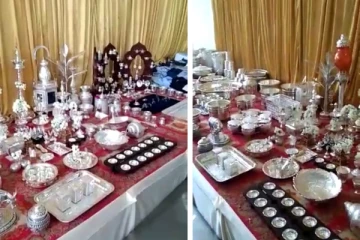 வெள்ளியில் மின்னும் கிண்ணங்கள்! மாப்பிள்ளைக்கு சீர் செய்து அசத்திய மாமனார்.. வைரல் வீடியோ