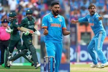 பாபர் அஸாம் அரைசதம், 191 ரன்களுக்கு சுருண்ட பாகிஸ்தான்! அனல் பறக்கும் உலகக்கோப்பை