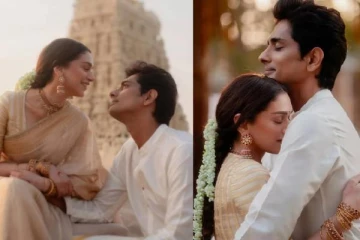 நிரா..நீ என் நிரா..சிம்பிளாக நடந்த சித்தார்த் - அதிதி ராவ் திருமணம்; வைரலாகும் போட்டோ!